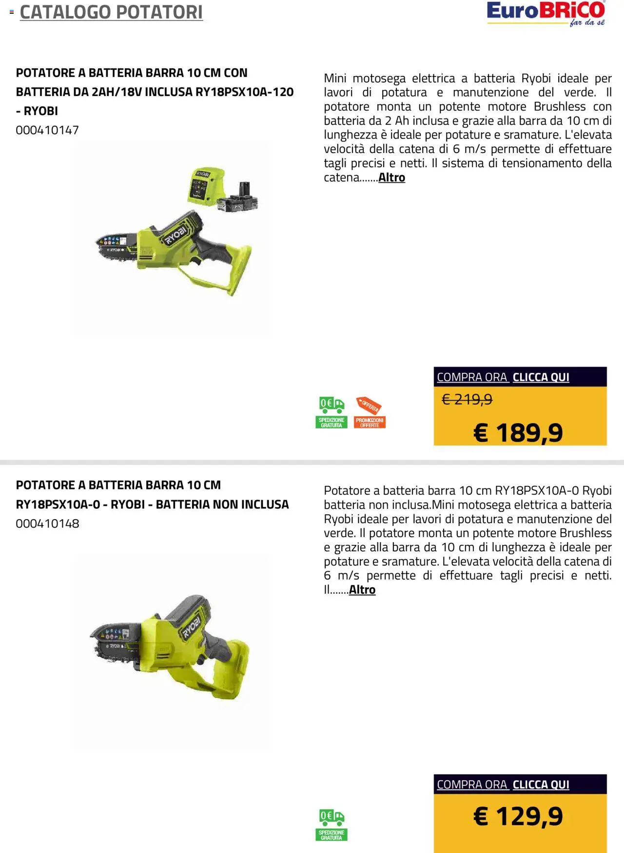 Eurobrico Potatori catalogo - pagina 15 - valido dal 23/07/2025