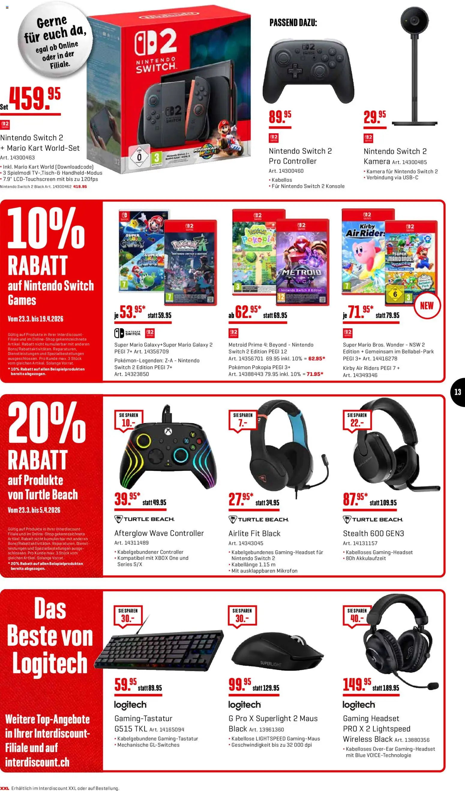 Interdiscount aktionen - page 13- valid from 23.03.2026