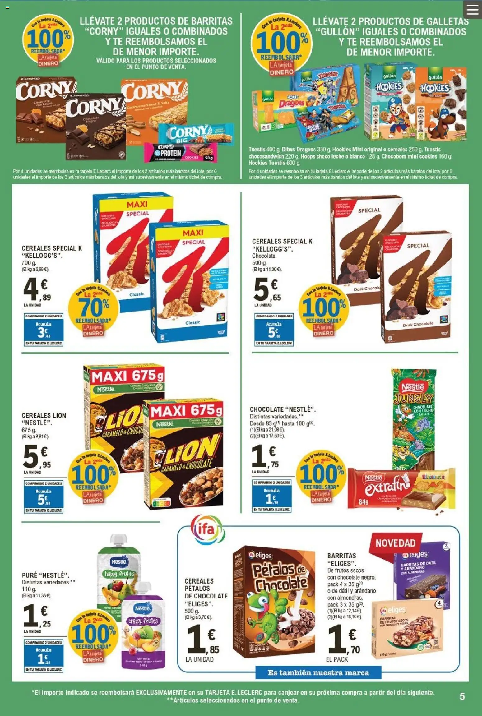 E.Leclerc folleto - Página de 5 - Válido desde 22/04/2026