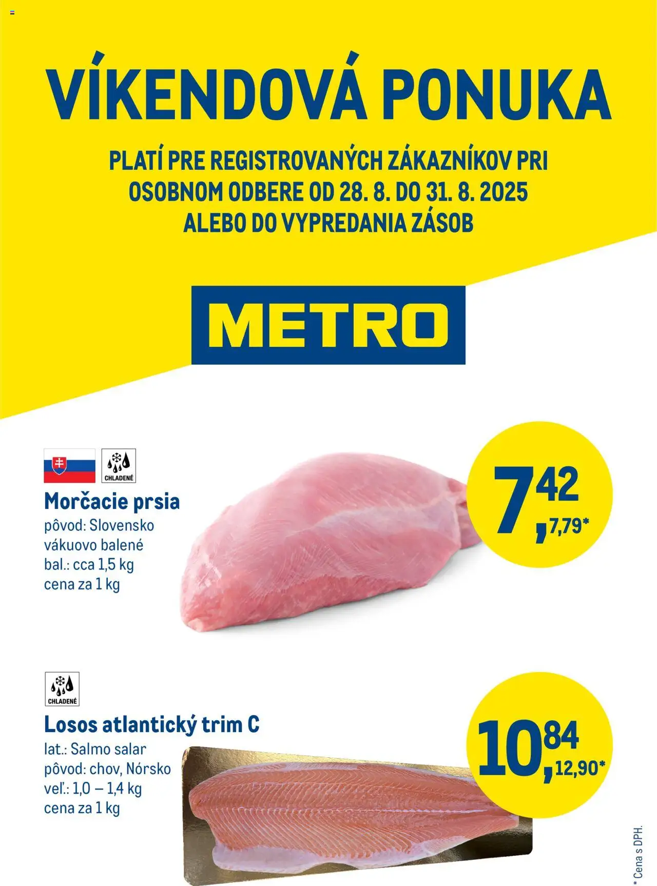 Metro Víkendová ponuka - strana 1- platný od 28.08.2025