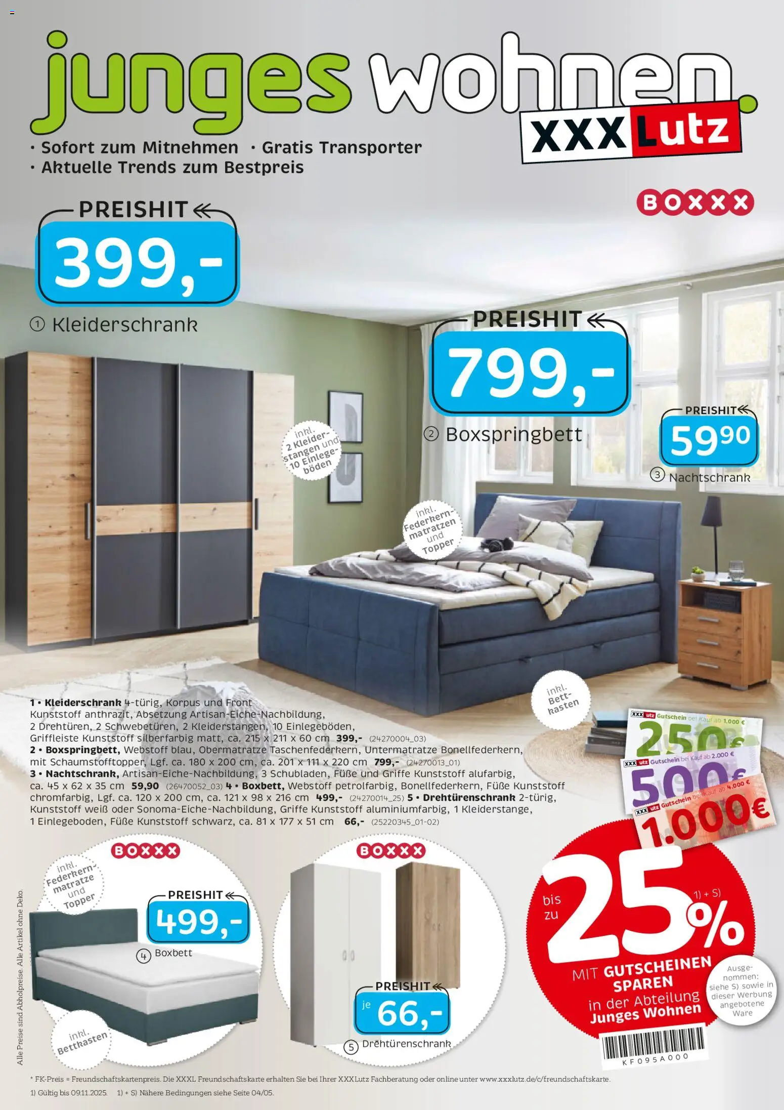 XXXL Lutz Junges Wohnen - Seite 1 - gültig ab 26.10.2025