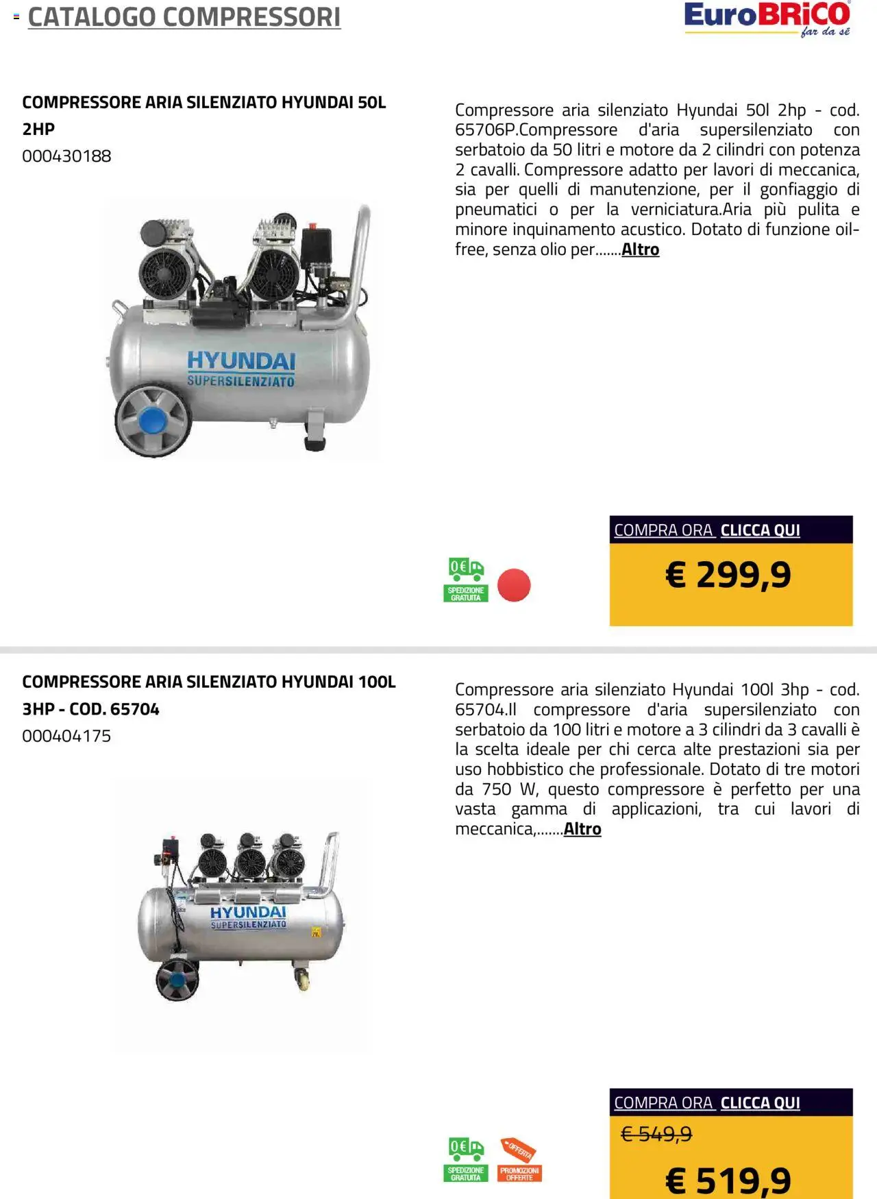 Eurobrico Compressori catalogo - pagina 3 - valido dal 23/07/2025