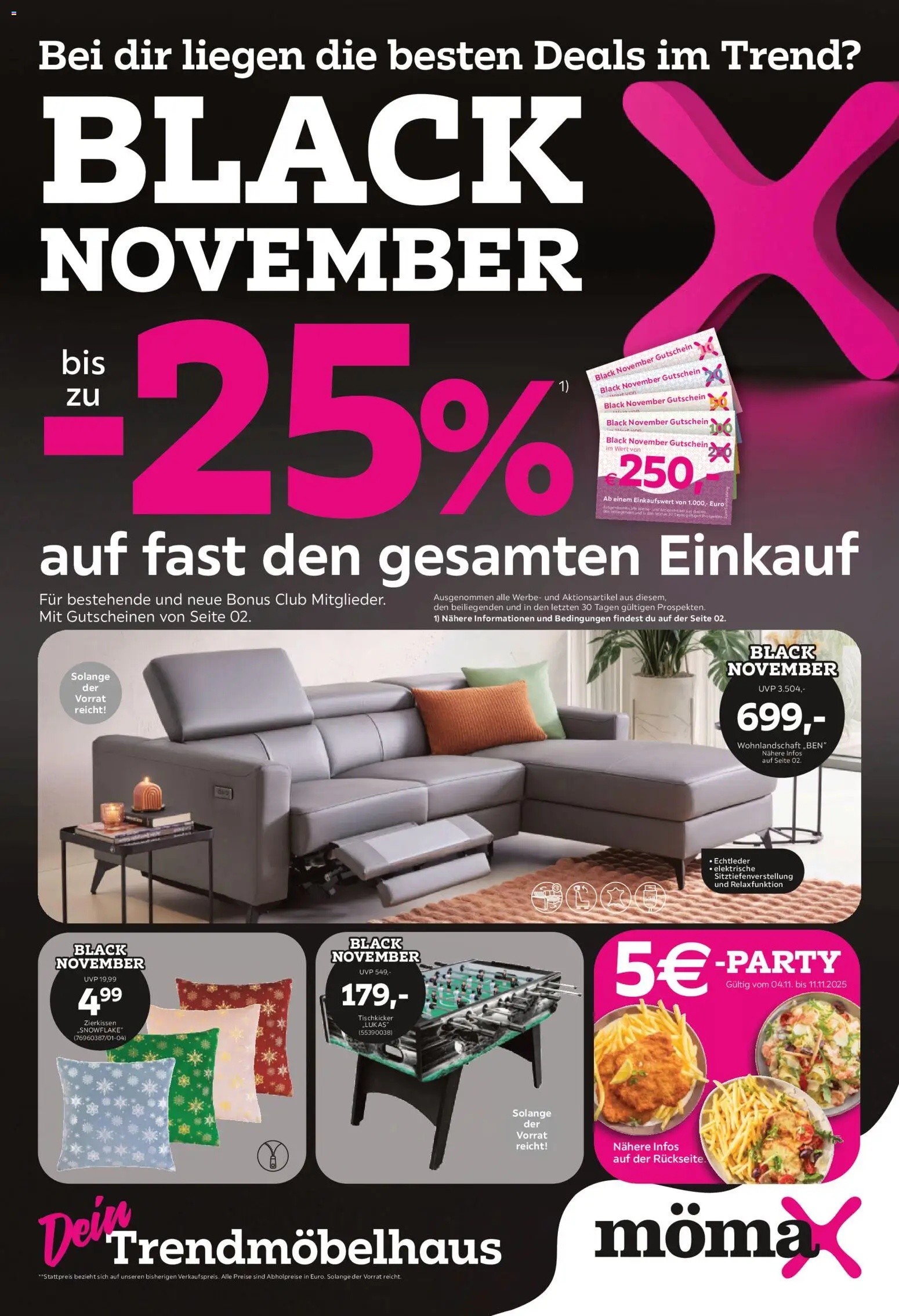 Mömax - Black Friday - Seite 1 - gültig ab 03.11.2025