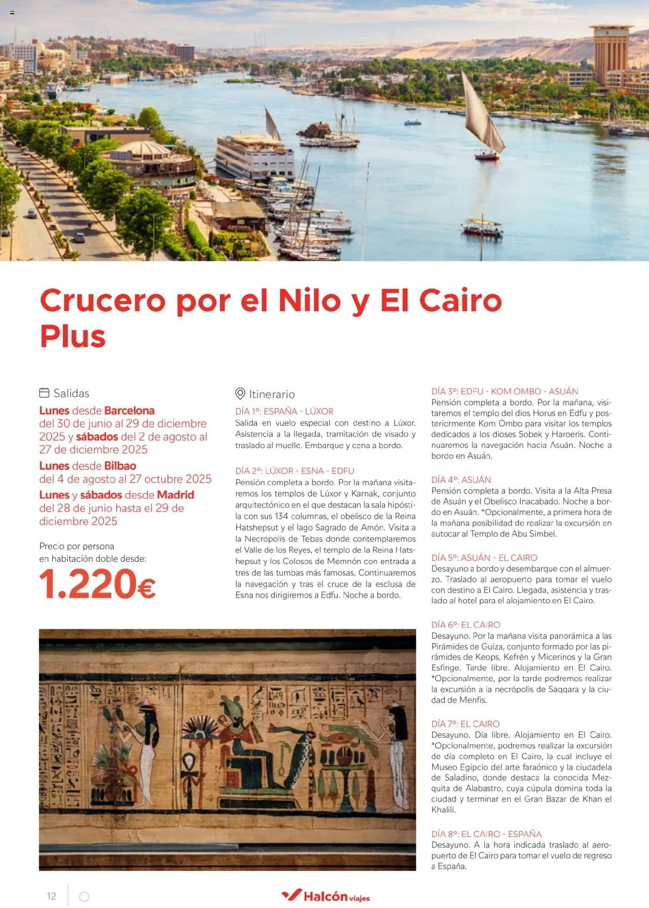 Halcón Viajes Egipto - Página de 12 - Válido desde 01/07/2025