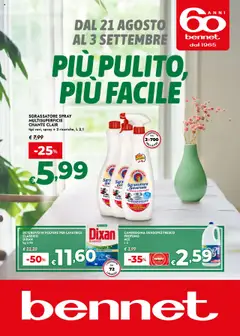 Anteprima bennet Pulizia catalogo valida dal 21/08/2025