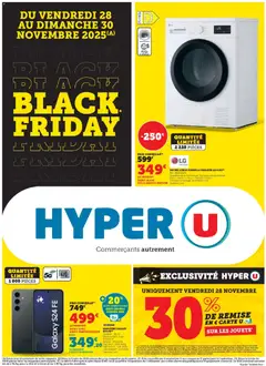 Aperçu Hyper U Black Friday valable à partir du 28/11/2025