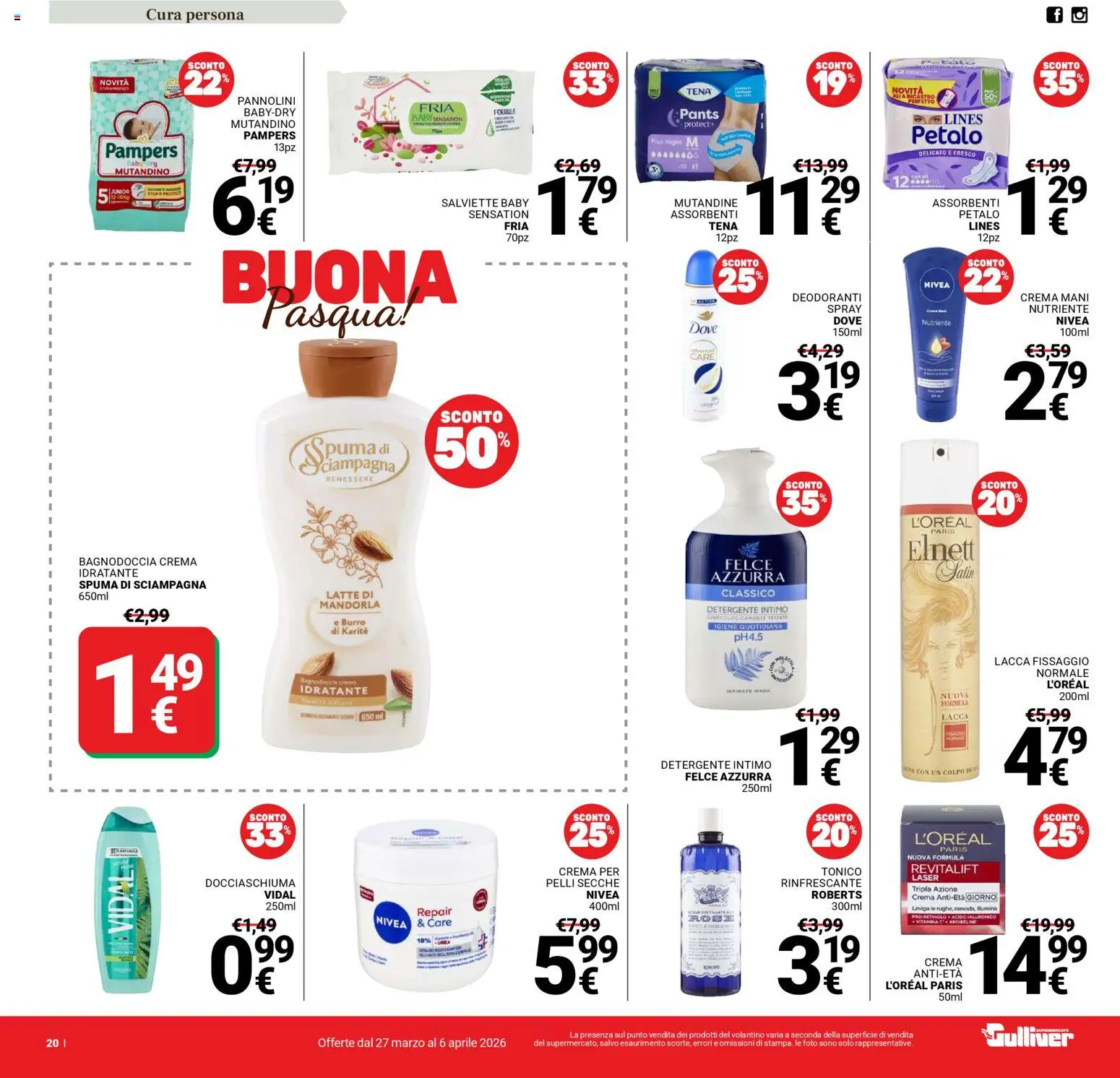 Gulliver volantino - pagina 20 - valido dal 27/03/2026