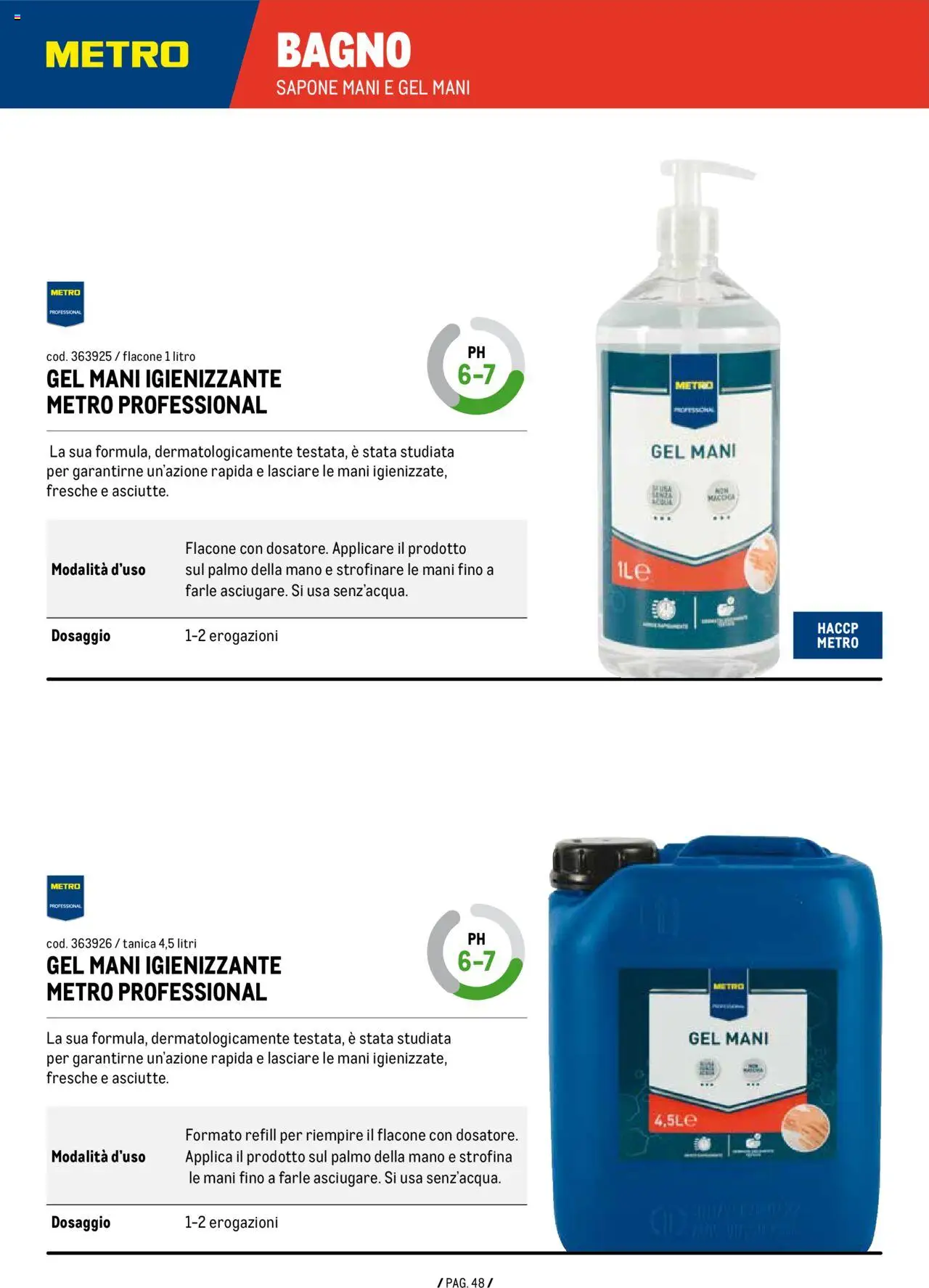 Metro Detergenza Professionale catalogo - pagina 48 - valido dal 11/09/2025