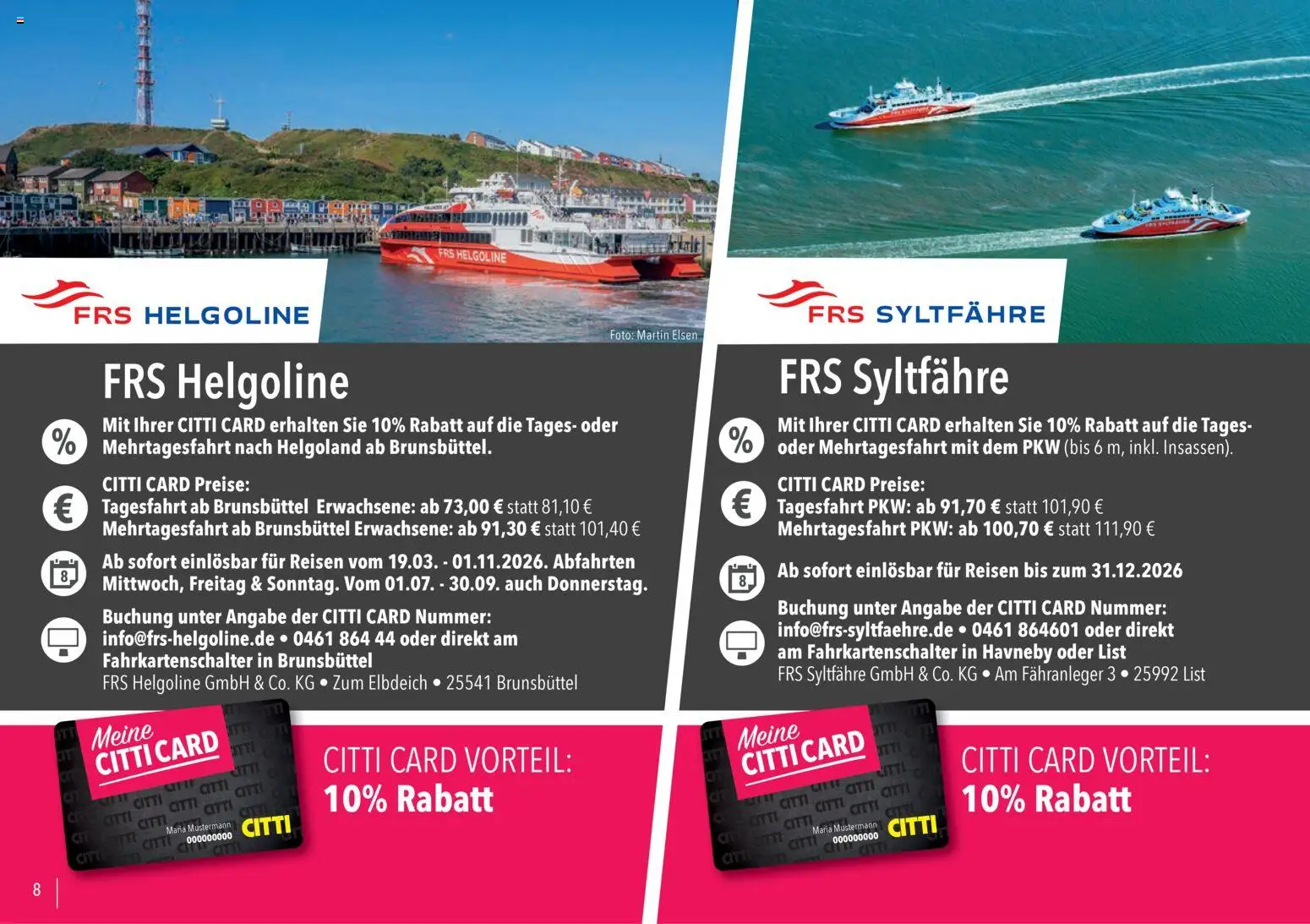 CITTI Markt - Vorteilsheft - Seite 8 - gültig ab 01.01.2026