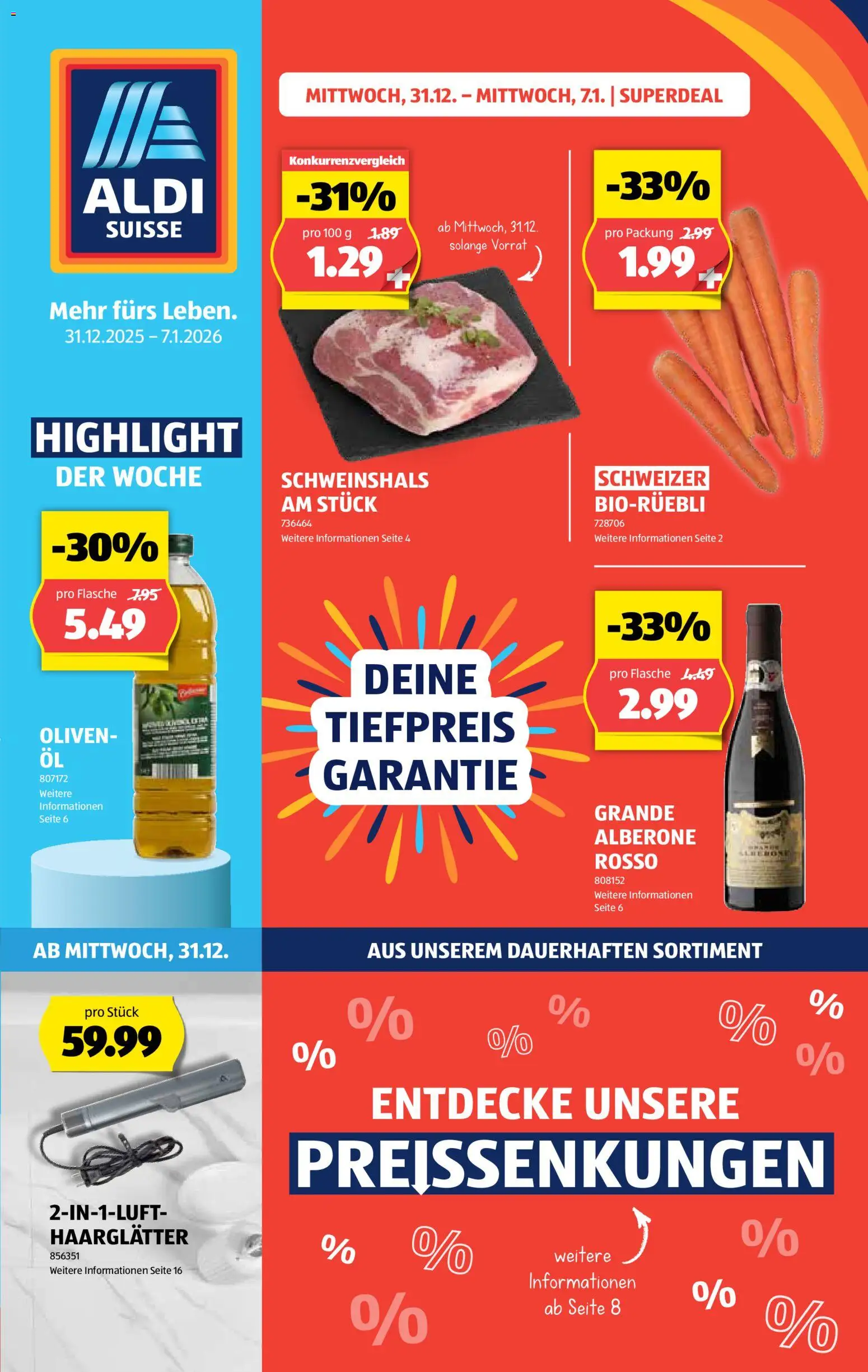 Aldi Aktionen - Seite 1- gültig ab 31.12.2025
