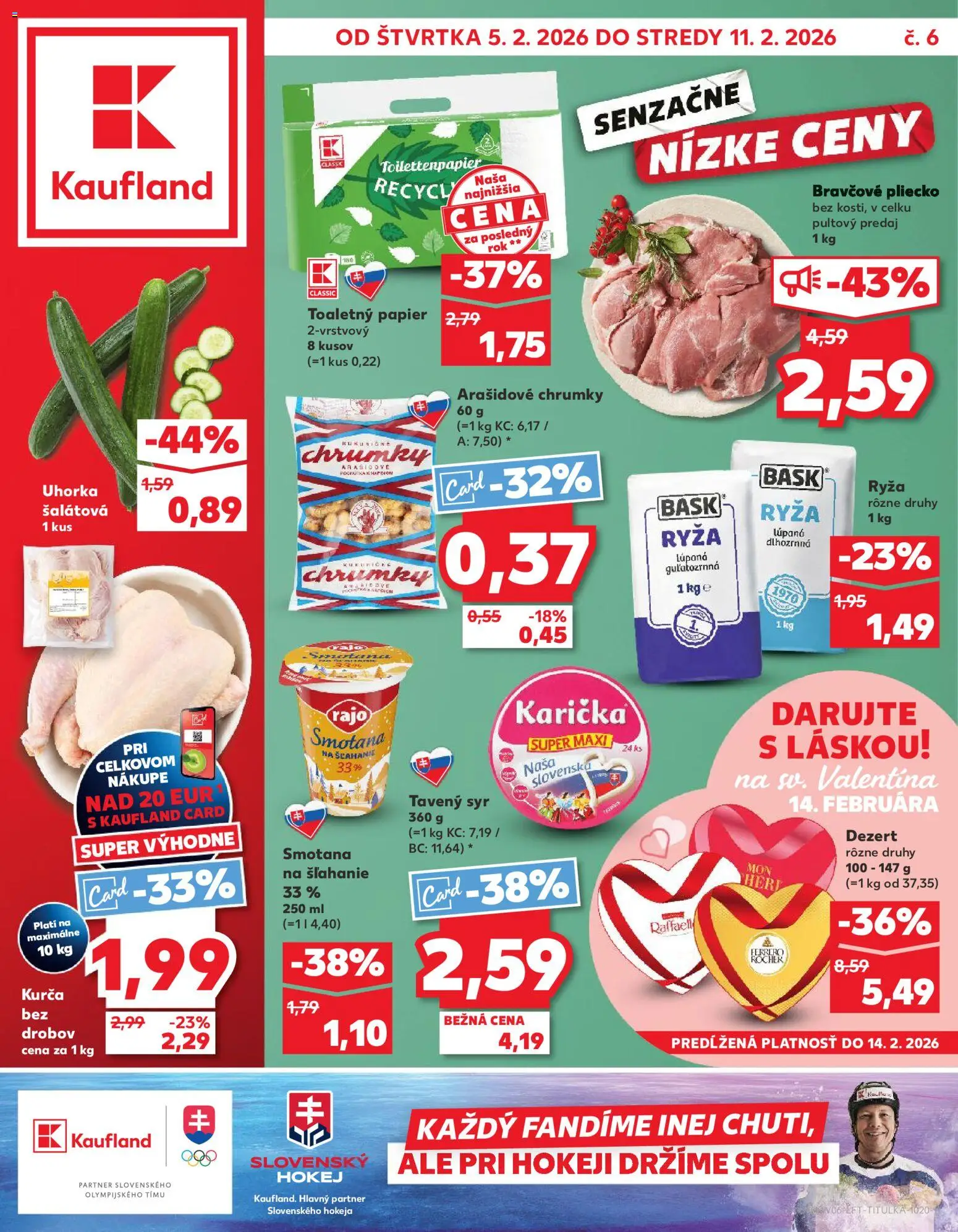 Kaufland leták - strana 1- platný od 05.02.2026