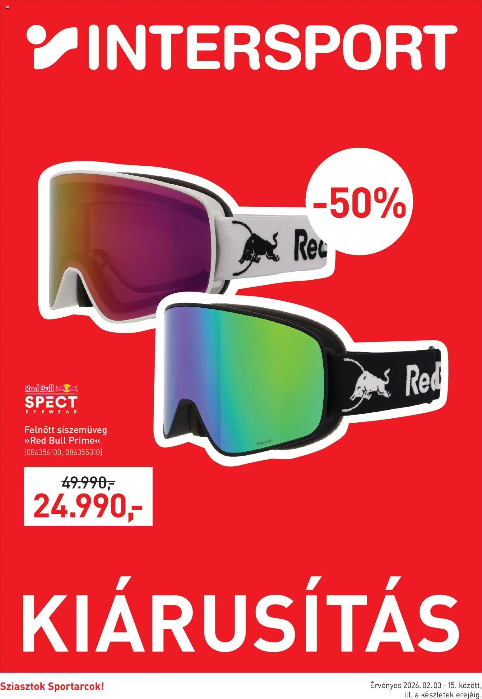 Intersport Akciós újság - 1oldal - érvényes 2026.02.03.-tól