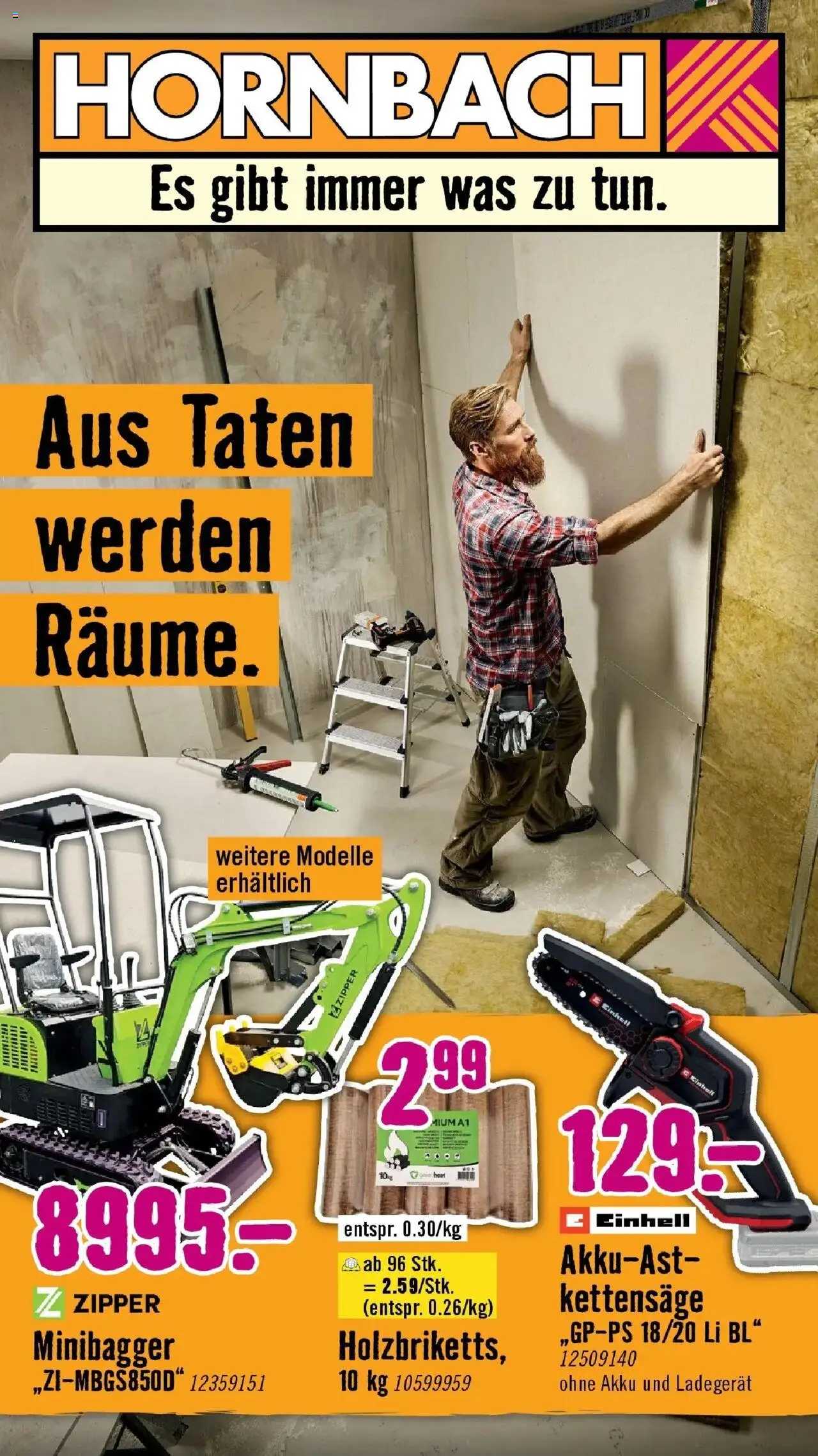 Hornbach Flugblatt - Seite 1- gültig ab 01.10.2025