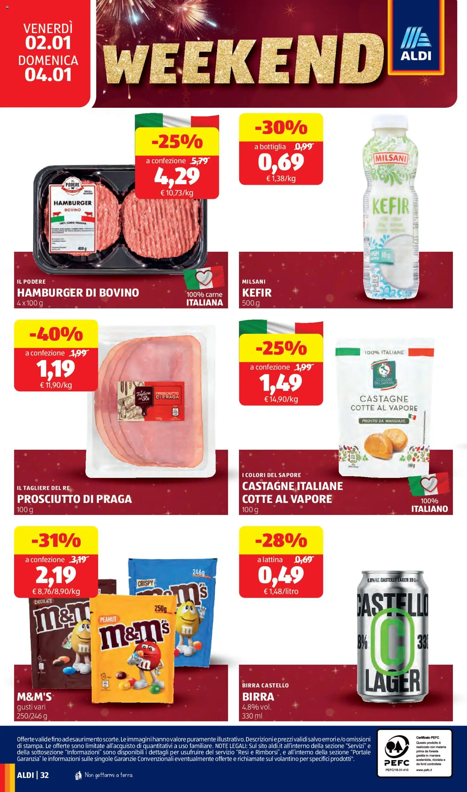 Volantino Aldi	 - pagina 32 - valido dal 29/12/2025