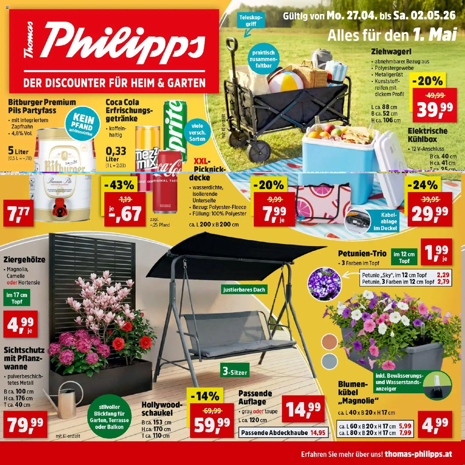 Thomas Philipps Flugblatt - Seite 1- gültig ab 27.04.2026