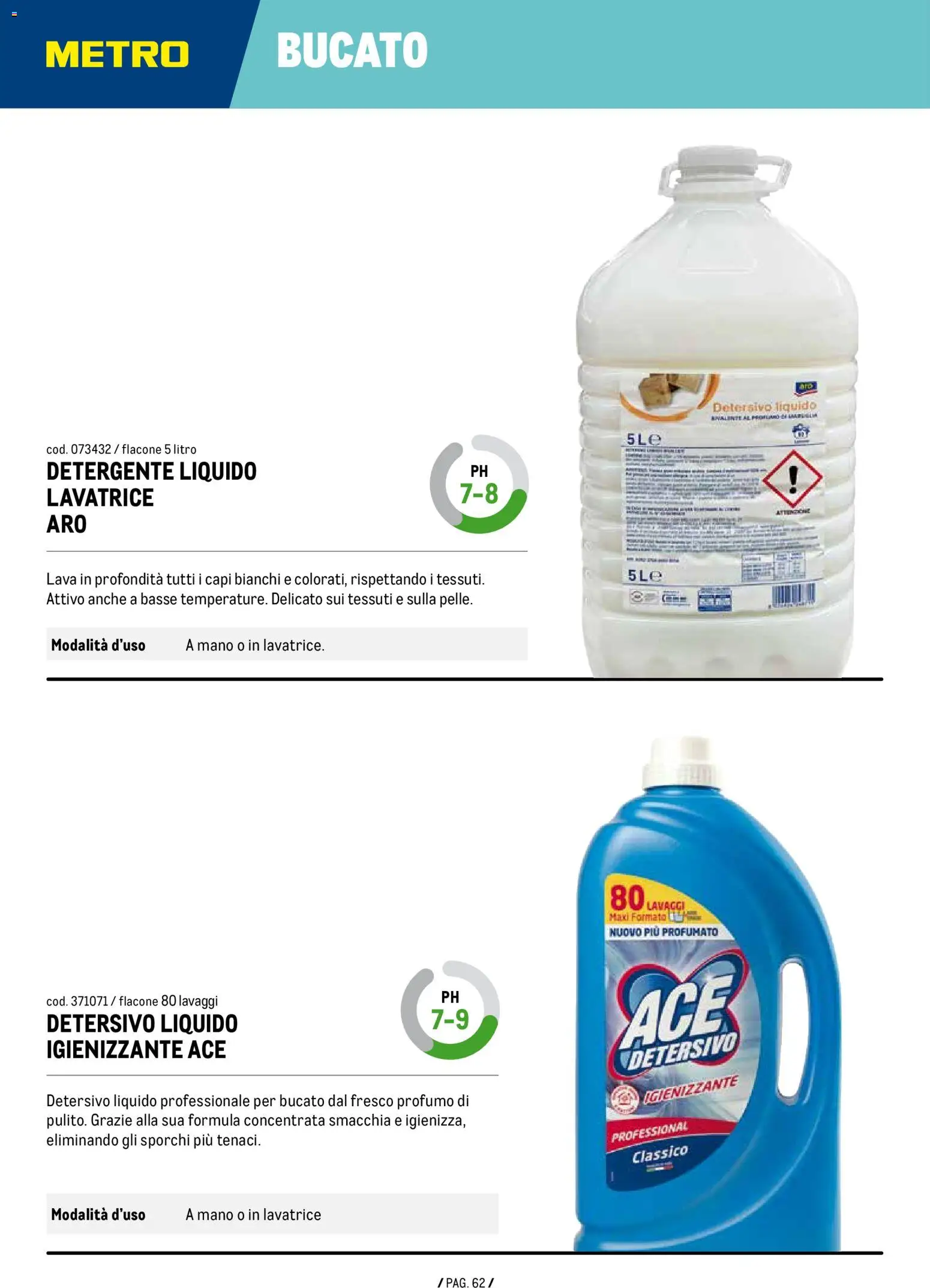 Metro Detergenza catalogo - pagina 62 - valido dal 07/01/2026