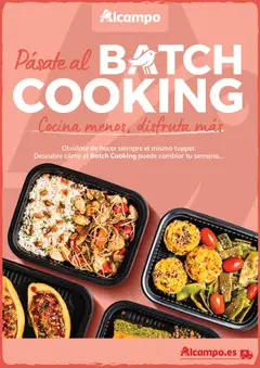 Vista previa del folleto Alcampo - Batchcooking 2026 válido desde 15/01/2026
