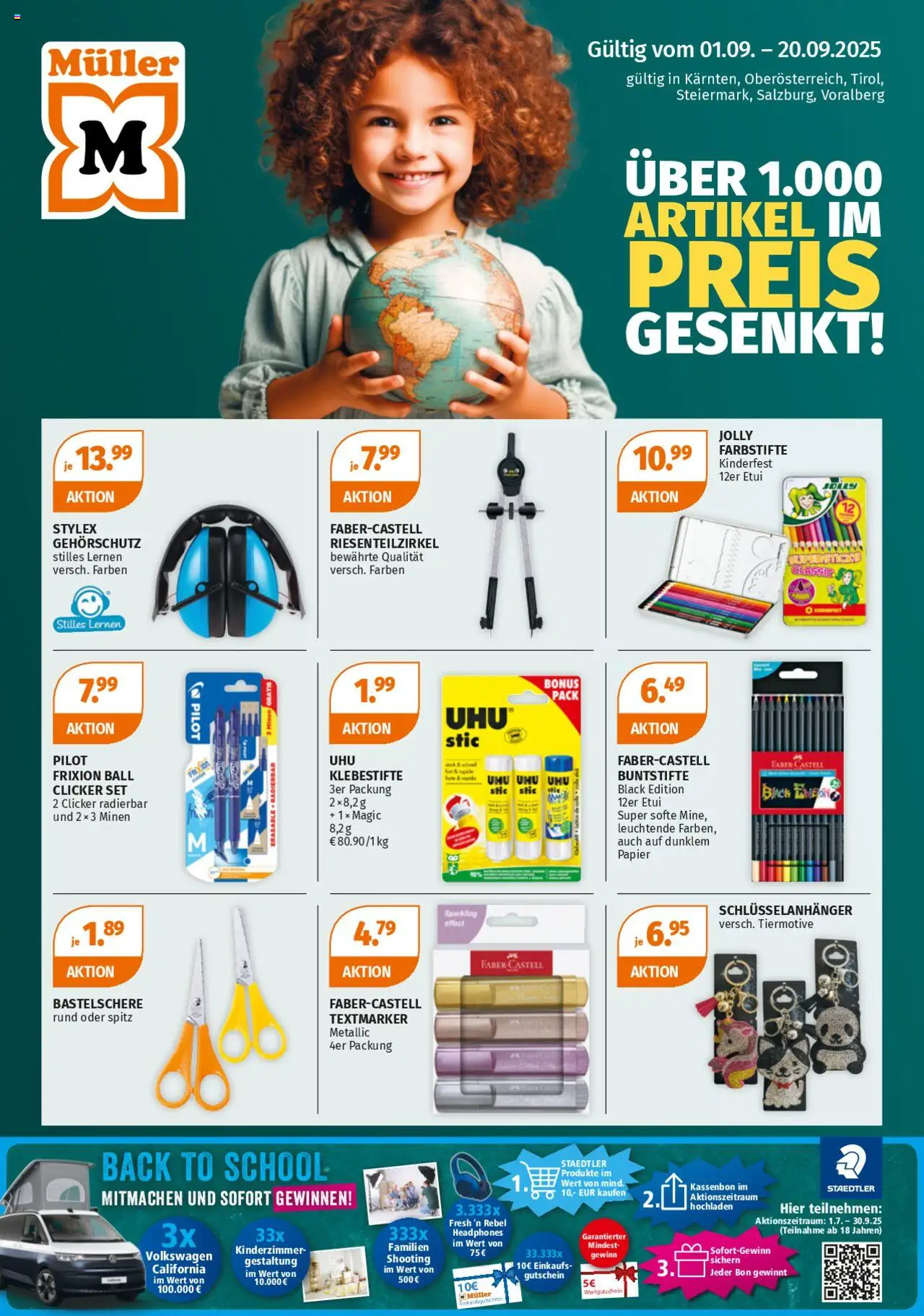 Müller Flugblatt - Seite 1- gültig ab 01.09.2025