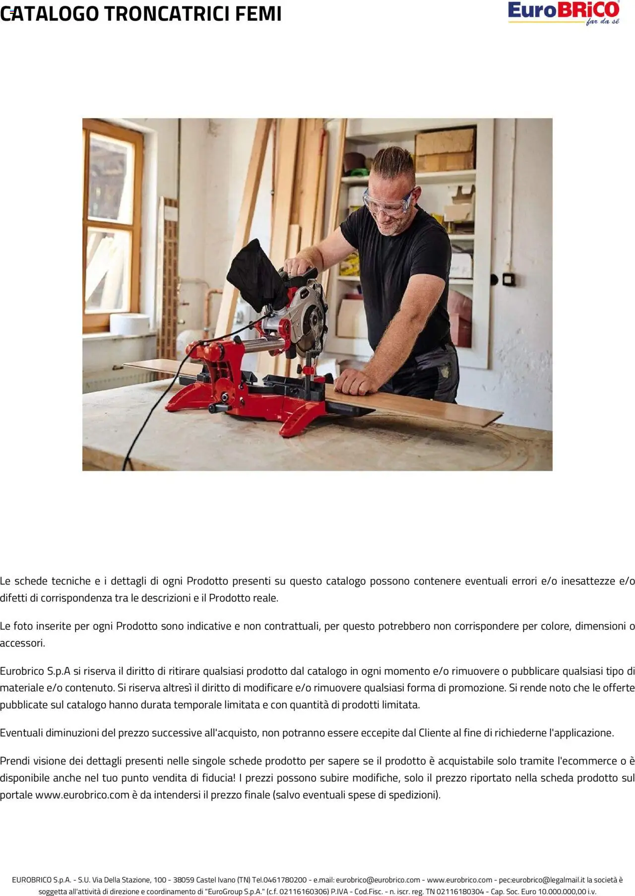 Eurobrico Troncatrici Femi catalogo - pagina 11 - valido dal 23/07/2025