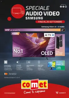 Anteprima Comet Samsung Video catalogo valida dal 12/09/2025