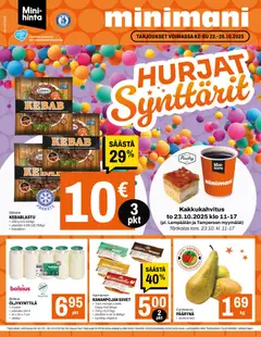 Esikatselu Minimani tarjoukset voimassa alkaen 22/10/2025