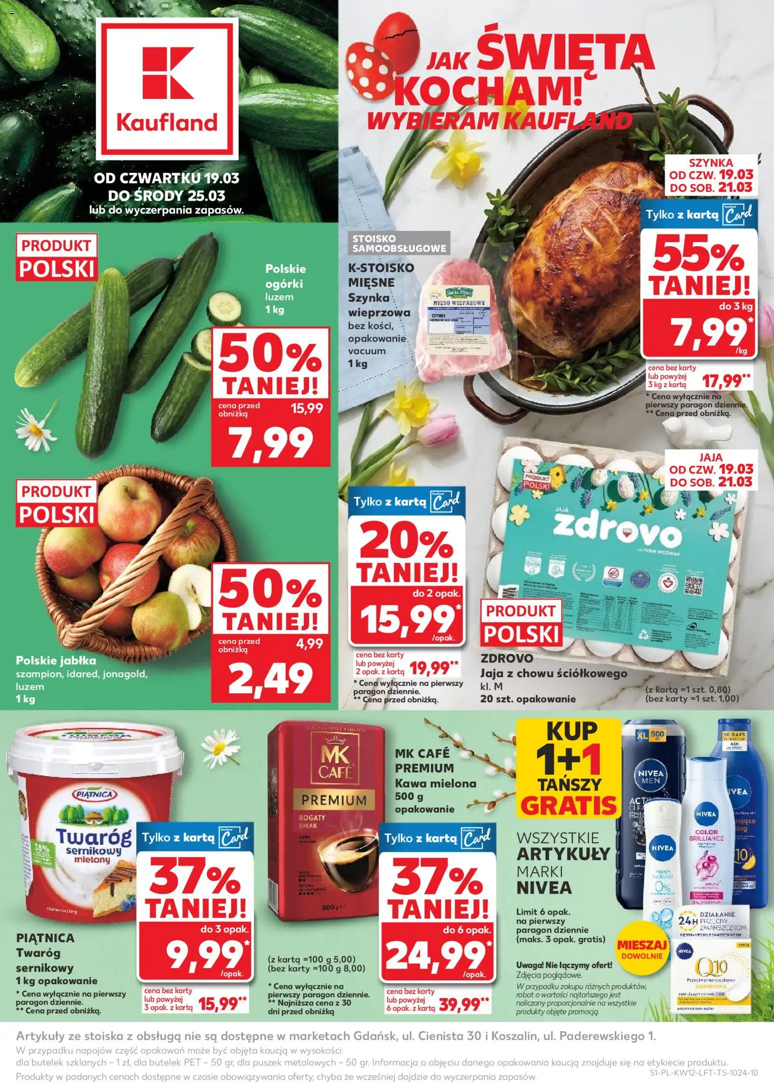 Kaufland gazetka - strona 1- ważny od 19.03.2026