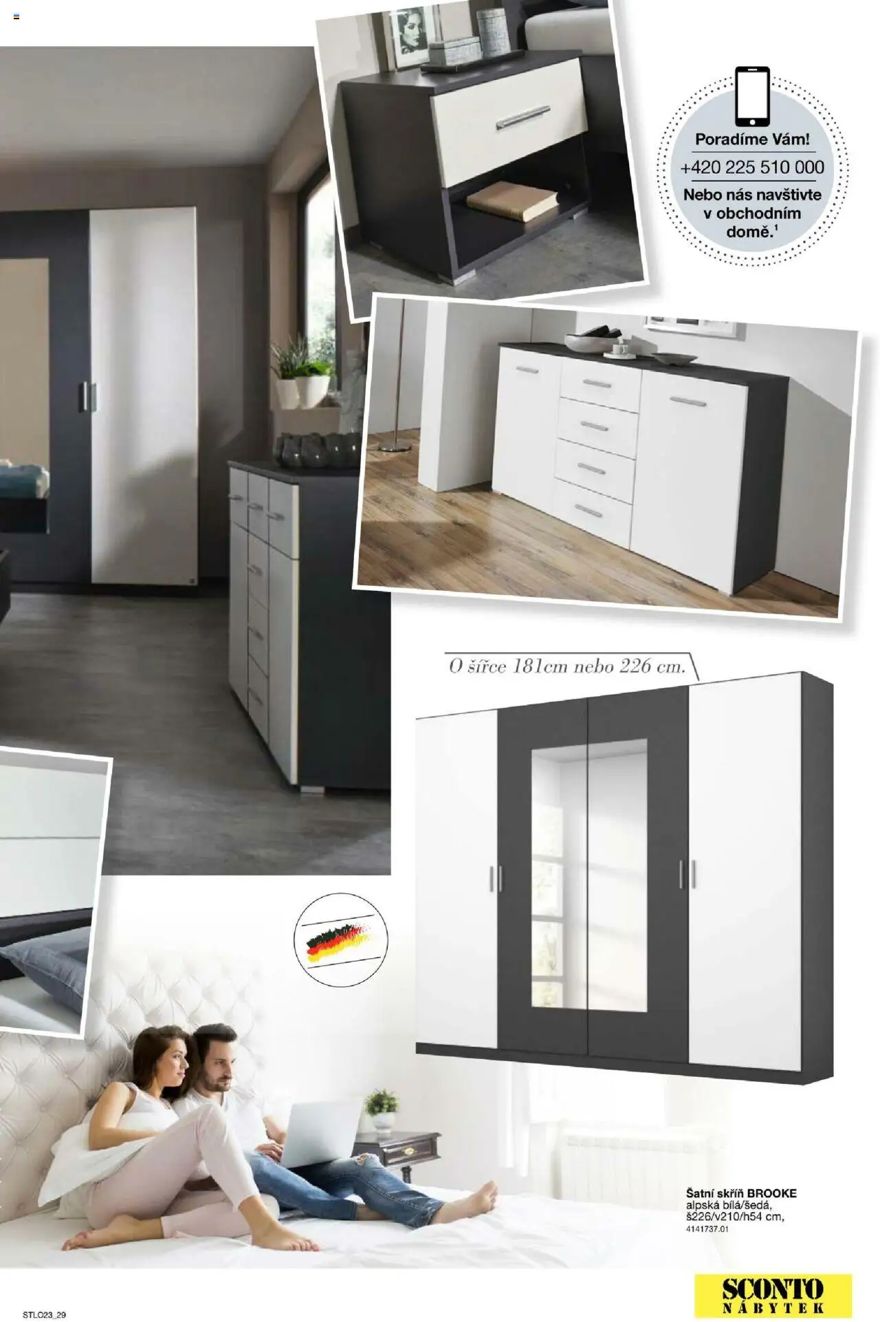 Sconto nábytek katalog - Ložnice - strana 29- platný od 01.01.2025