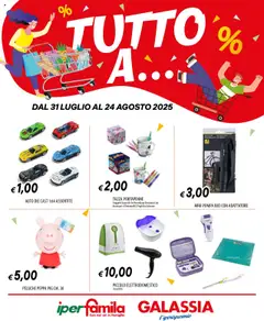 Anteprima Galassia Tutto a... catalogo valida dal 31/07/2025