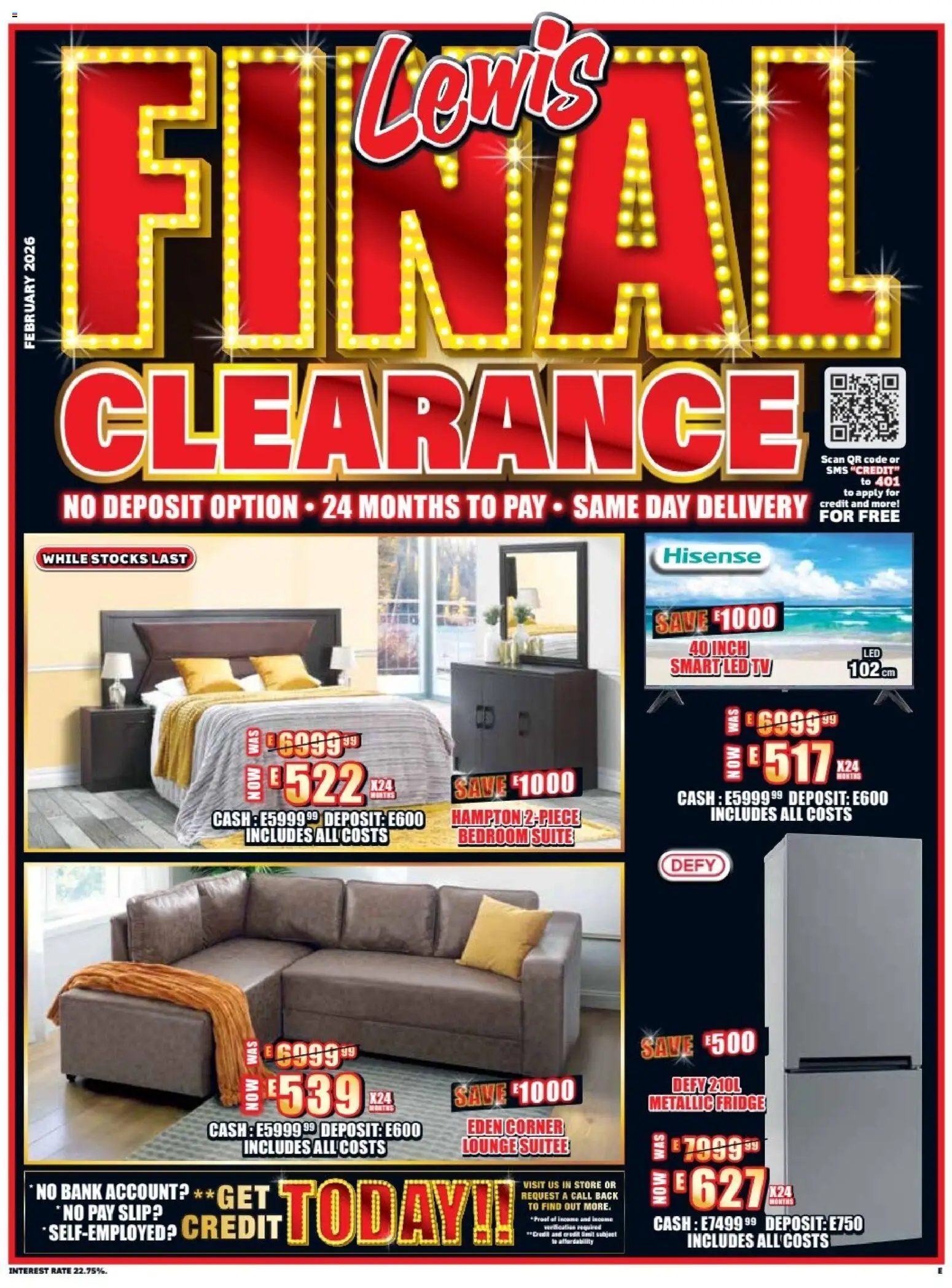Lewis Stores - Eswatini Specials - page 1- valid from 23/02/2026