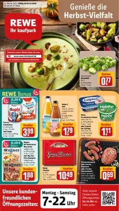 Vorschau Rewe ihr Kaufpark Prospekt 	 gültig ab 20.10.2025