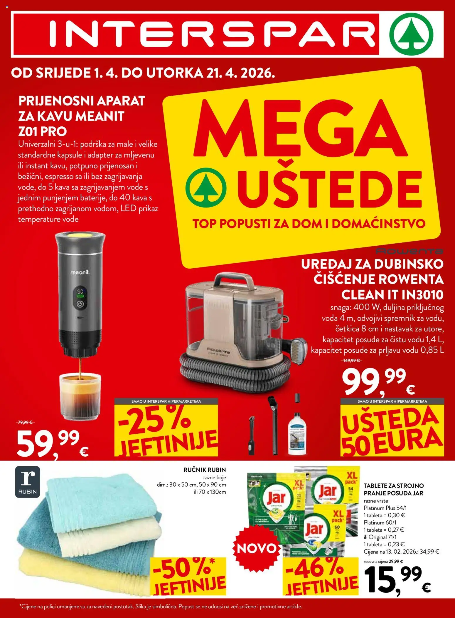 Interspar Katalog - stranica 1- važeći od 01.04.2026