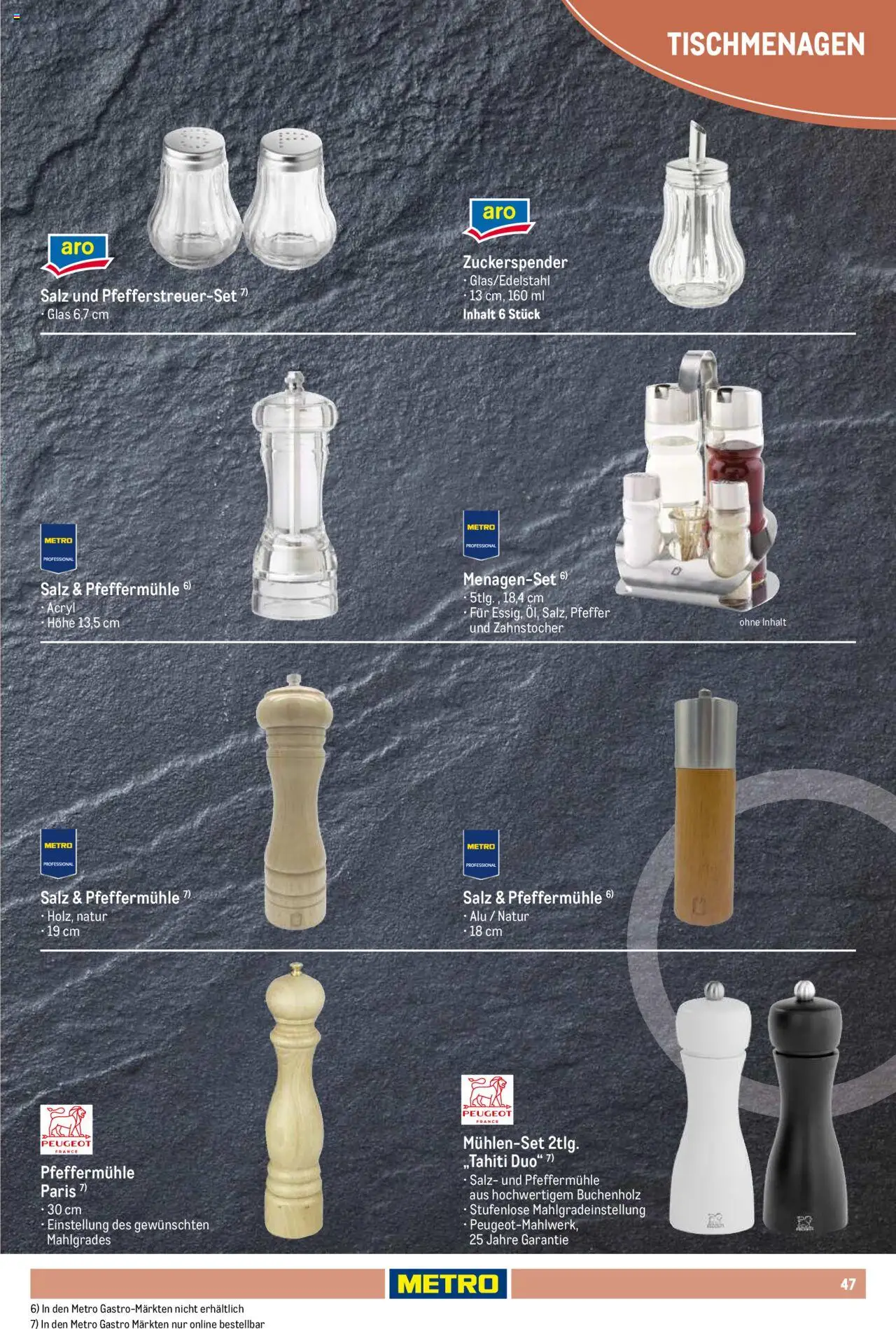 Metro Non Food Sortiment - Seite 47 - gültig ab 01.10.2025