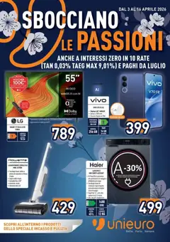 Anteprima Unieuro volantino valida dal 03/04/2026