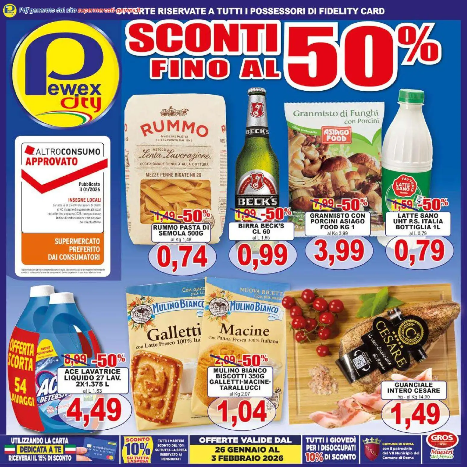 Pewex City catalogo - pagina 1 - valido dal 26/01/2026