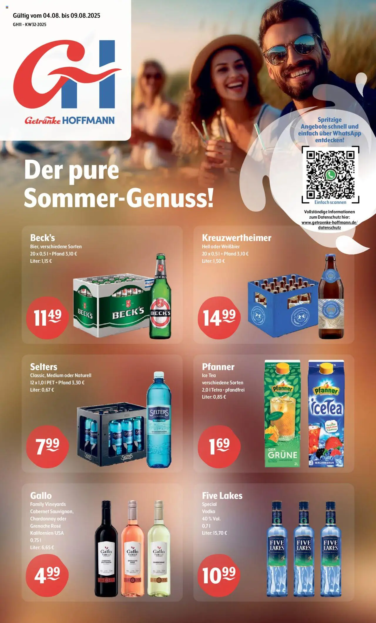 Getränke Hoffmann Prospekt - Seite 1 - gültig ab 04.08.2025