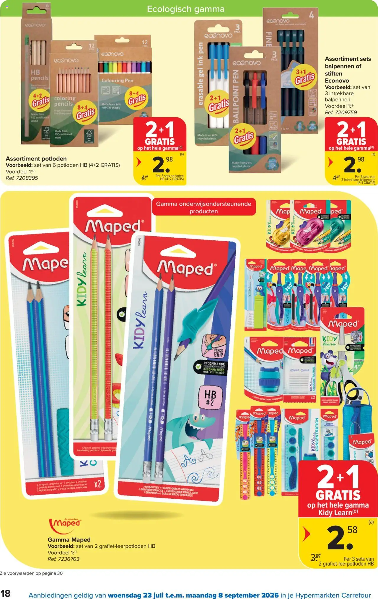 Carrefour - Hypermarkten Back to School - pagina 18- geldig vanaf 23/07/2025