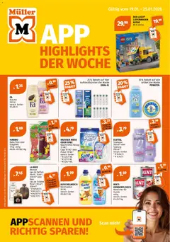Vorschau Müller Prospekt  App Highlights der Woche gültig ab 19.01.2026