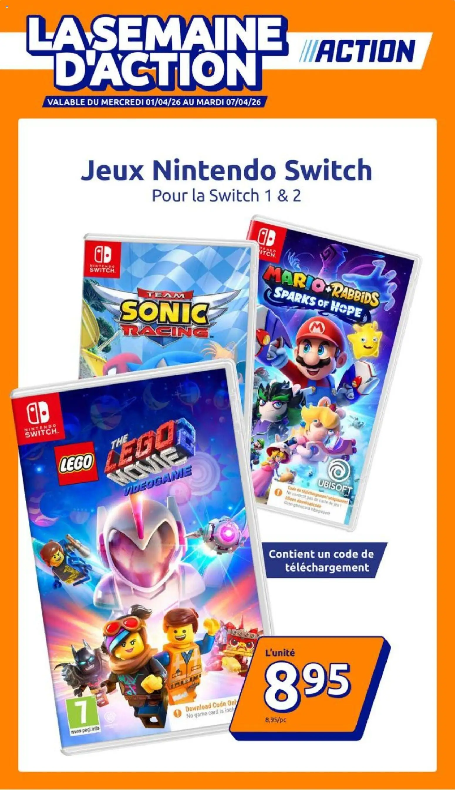 Action catalogue de la semaine 14 - page 1 - valable à partir du 01/04/2026