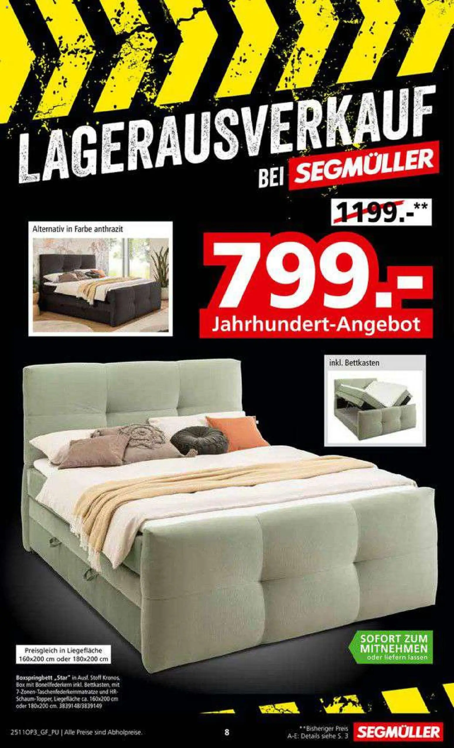 Segmüller Lagerausverkauf bei Segmüller - Seite 8 - gültig ab 22.11.2025