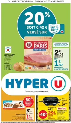 Aperçu Hyper U Prospectus valable à partir du 17/02/2026