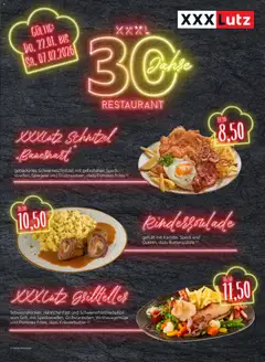 Vorschau XXXL Lutz Restaurantgutscheine gültig ab 18.01.2026