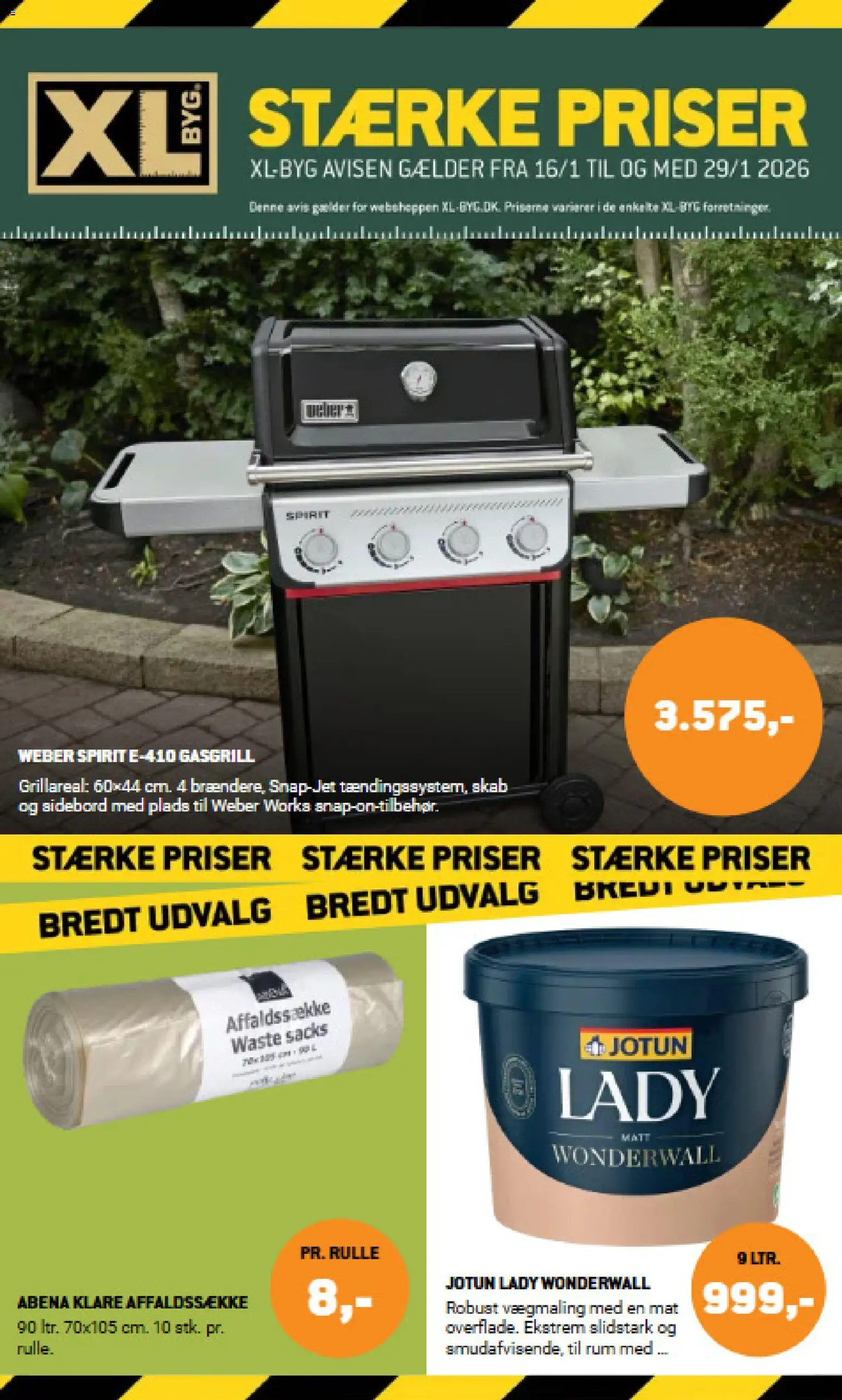 XL-BYG - Tilbudsavis - side 1- gyldig fra 16/01/2026