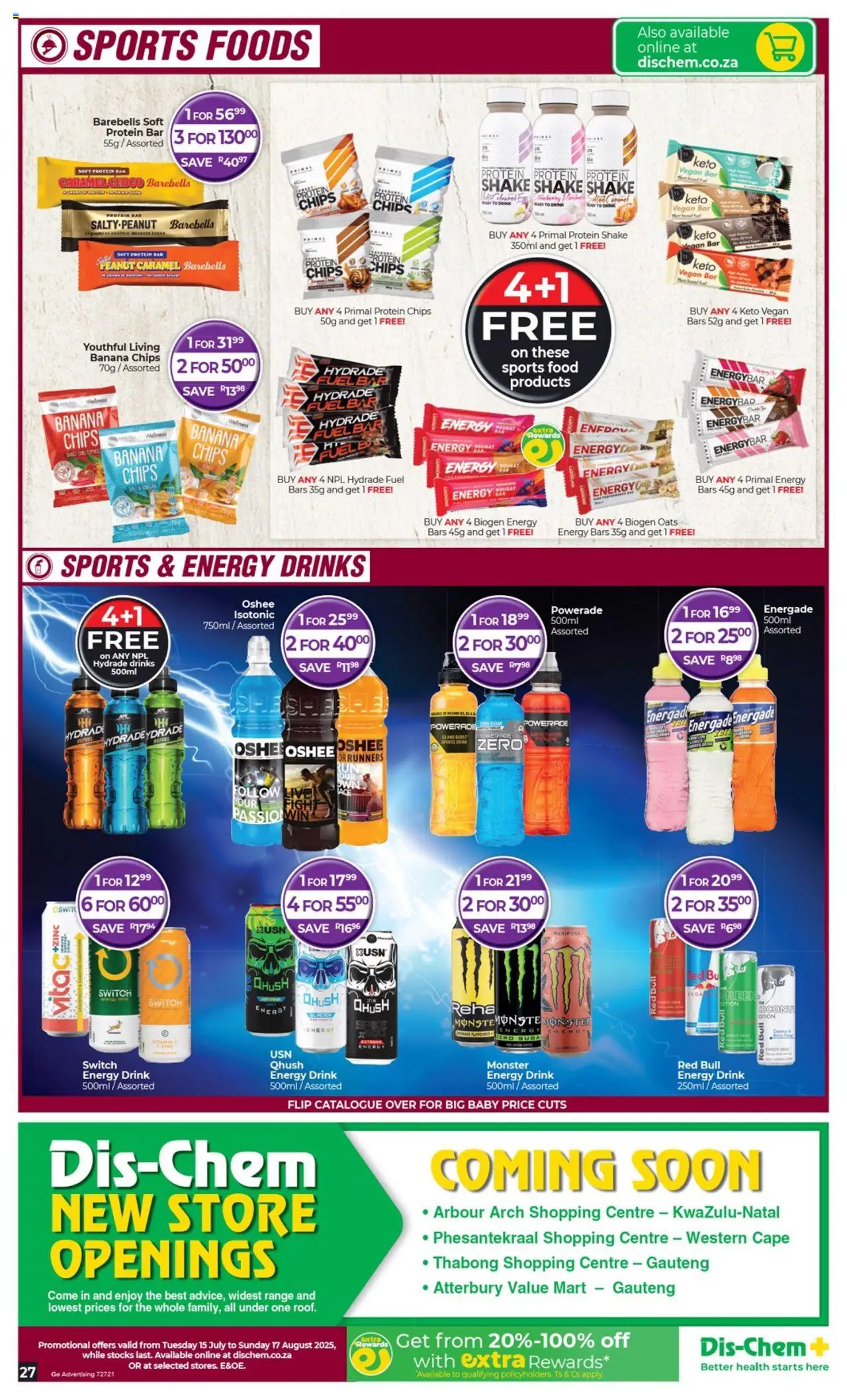 Dis-Chem Specials - page 27- valid from 15/07/2025