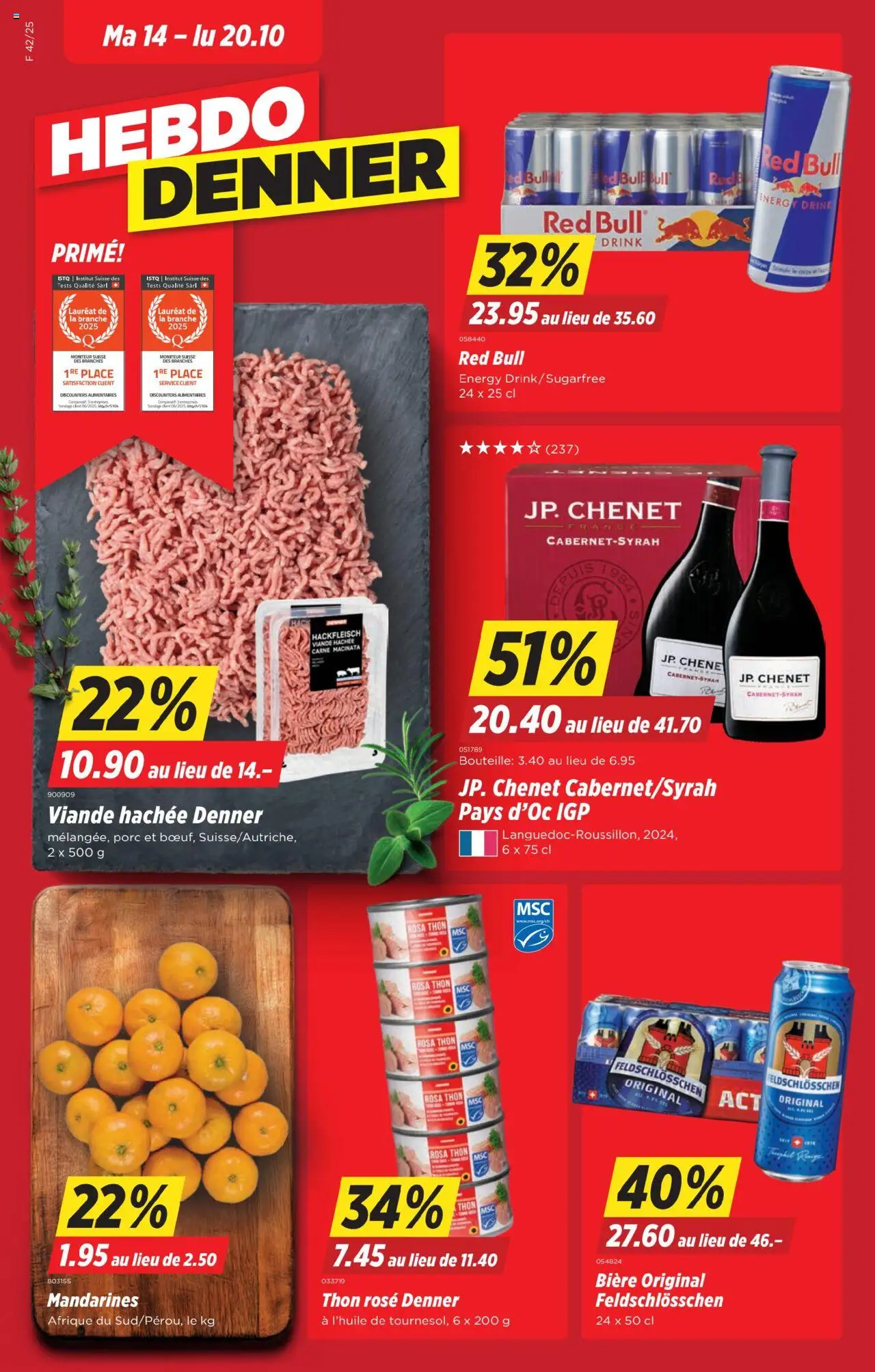 Denner Aktionen FR - Seite 1- gültig ab 14.10.2025