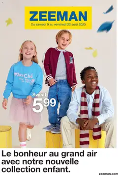 Aperçu Zeeman catalogue Été valable à partir du 09/08/2025