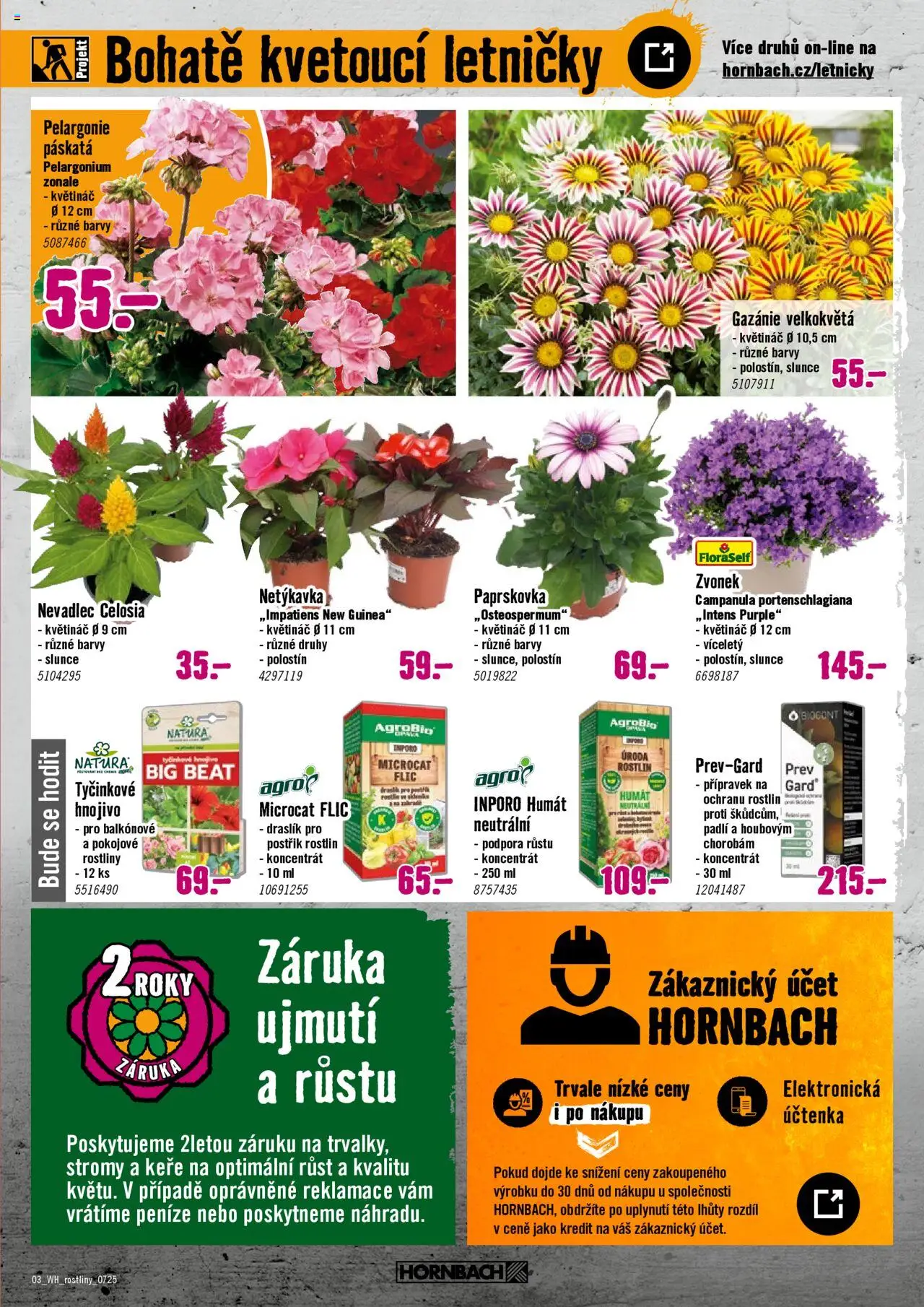 HORNBACH leták - Rostliny lákající hmyz - strana 3- platný od 09.07.2025