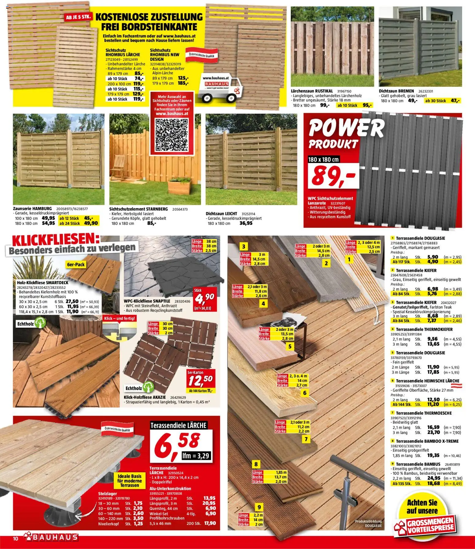 Bauhaus Prospekt aktuell - page 10- valid from 01.04.2026