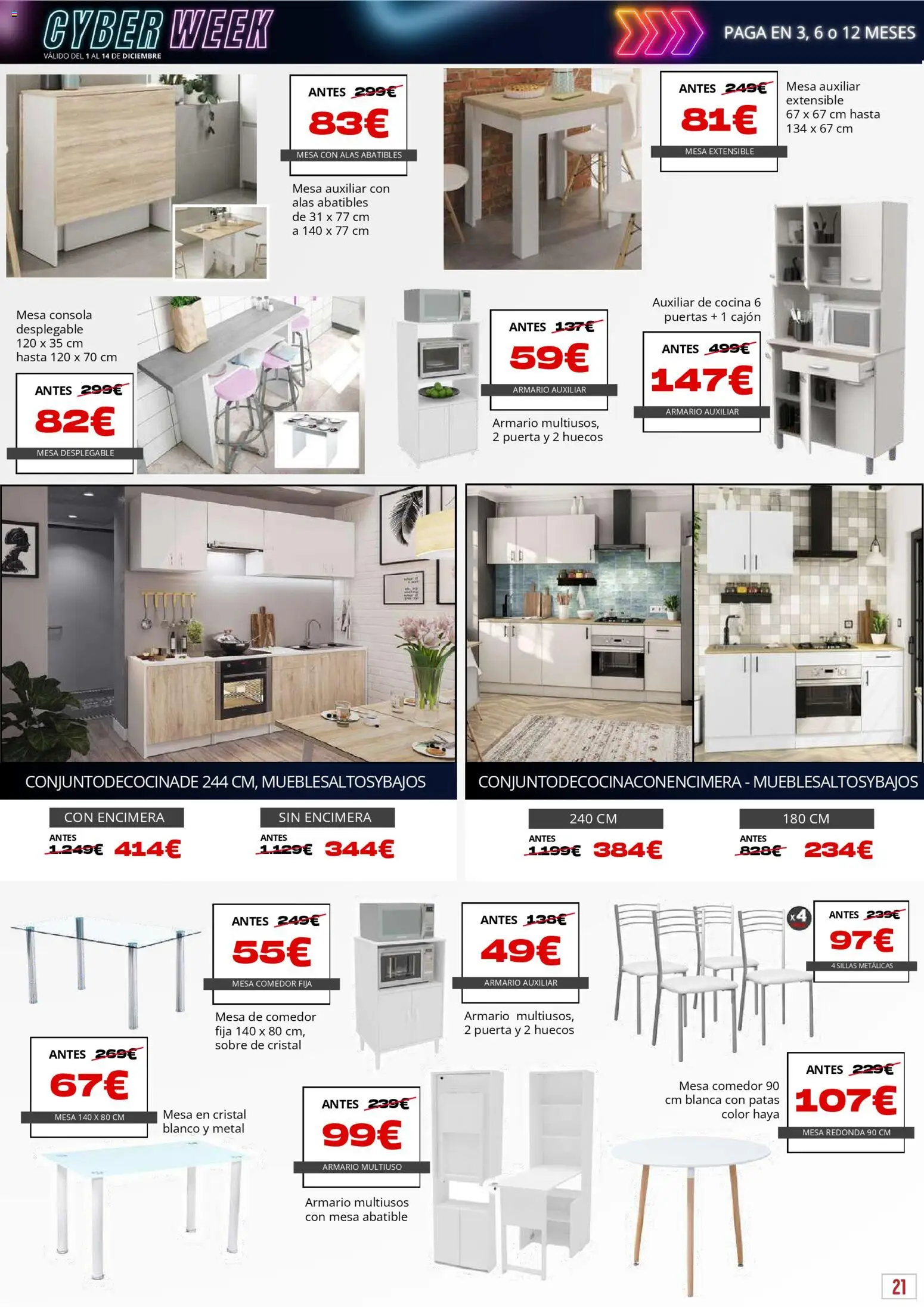 Atrapa Muebles - folleto - Página de 21 - Válido desde 01/12/2025