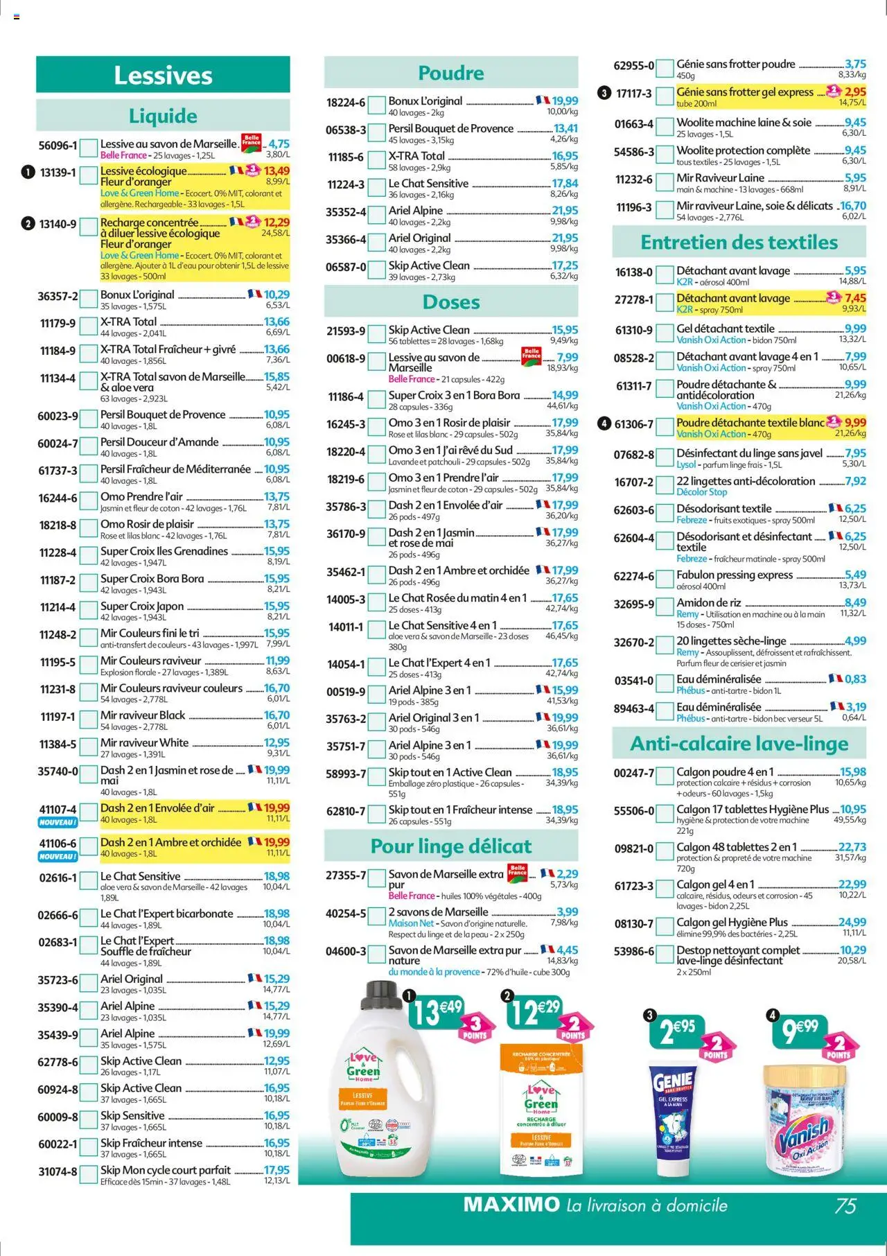 Maximo prospectus - page 75 - valable à partir du 07/07/2025