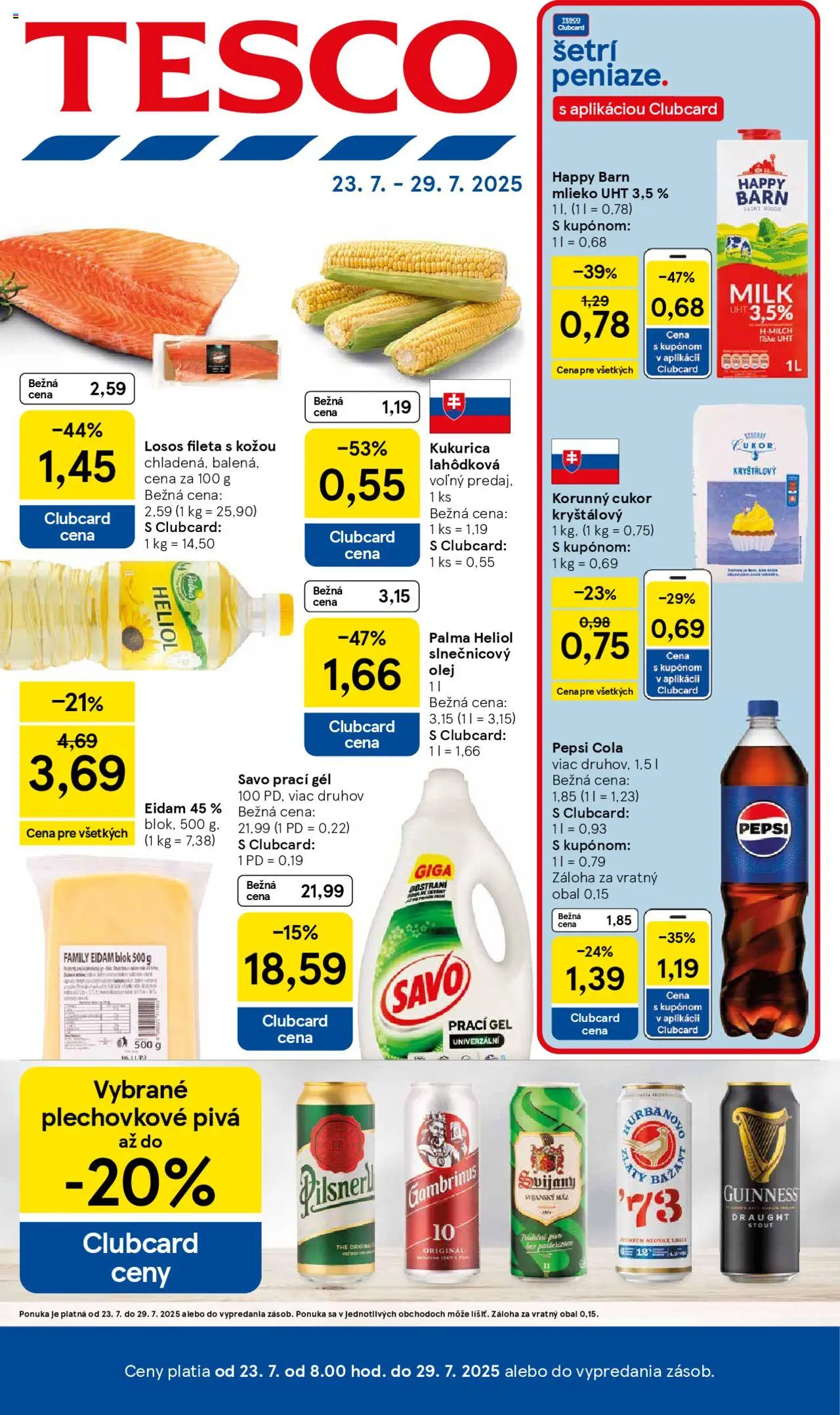 Tesco Hypermarket - leták - strana 1- platný od 23.07.2025